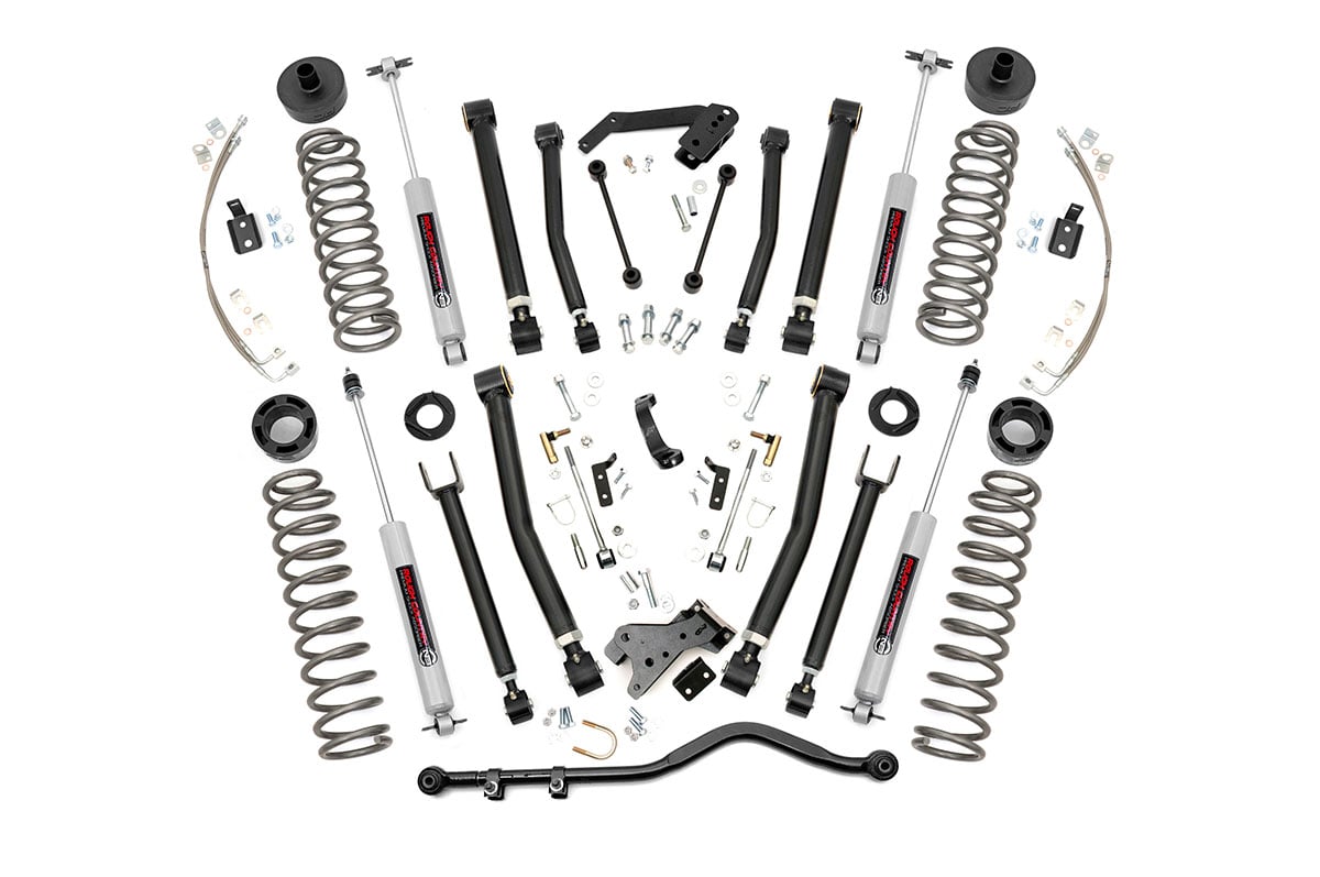 Jeep Wrangler Suspension Lift Kit - Rough Country - 6 Inch X-Series - '07-'18